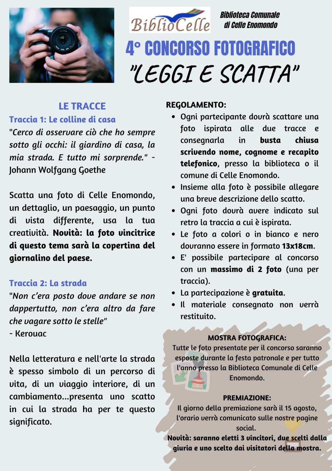 4° Concorso "Leggi e scatta"