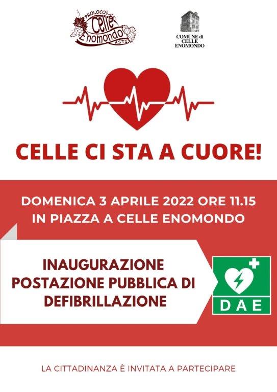 Inaugurazione postazione pubblica di defibrillazione